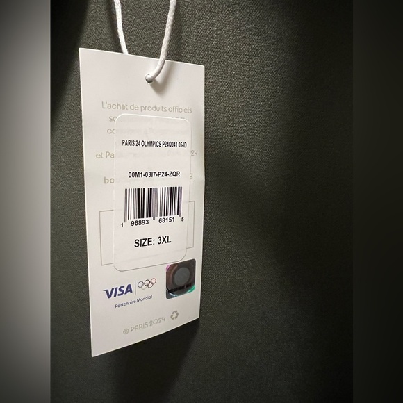 Paris 2024 Olympics Fundamentals Track Jacket Men Size 3XL New With Tags - Picture 12 of 13